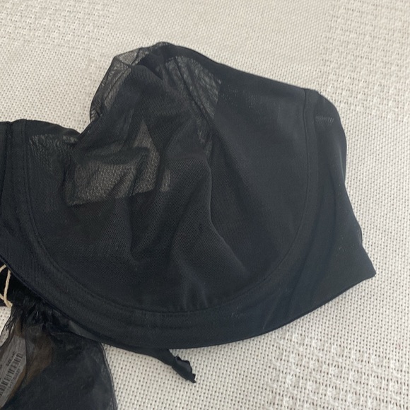 Skims Onyx see through Bra/with straps size 44D - Picture 4 of 8